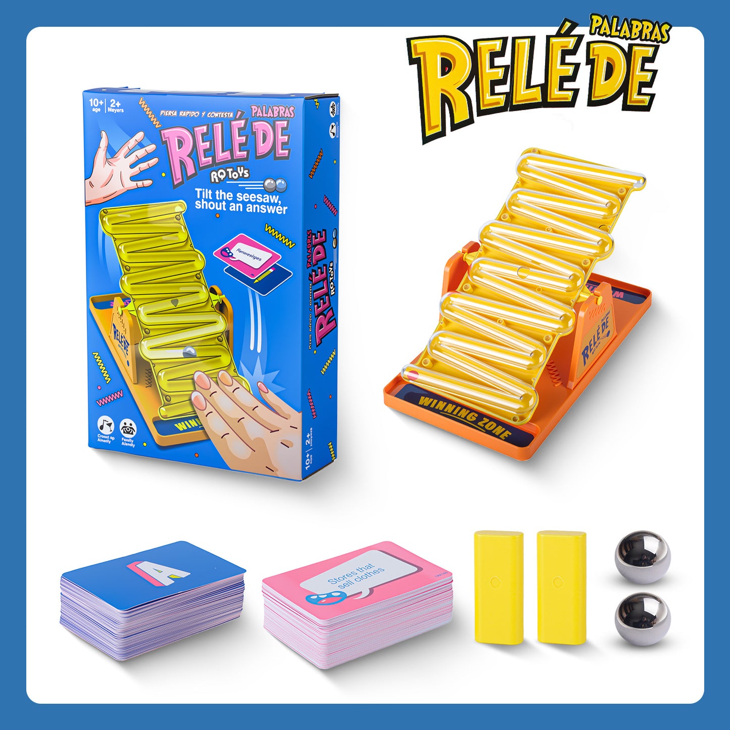 A seesaw board game
