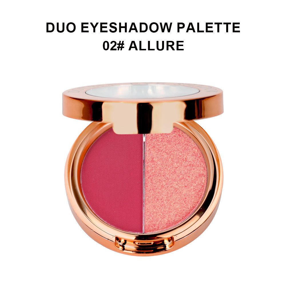 A two color eyeshadow —— Customizable logo MOQ 100 pieces