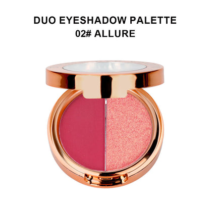 A two color eyeshadow —— Customizable logo MOQ 100 pieces