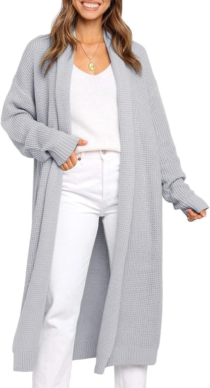 A knit sweater jacket