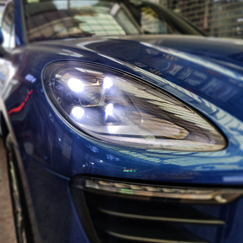 A14-17 Macan headlight assembly modified 20 Maca led through tail lights
