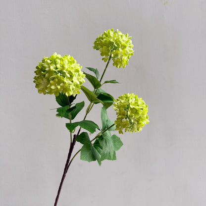A simulated flower wood hydrangea snowball small hydrangea home wedding outdoor landscaping model room decoration flower arrangement fake flower wholesale