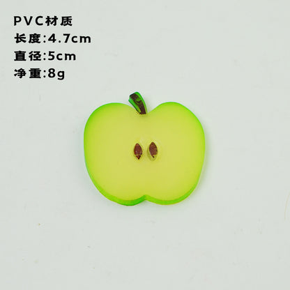 A Fake fruit slice Lemon slice Watermelon slice Fake cherry decoration photo Fruit props High imitation fruit slice model