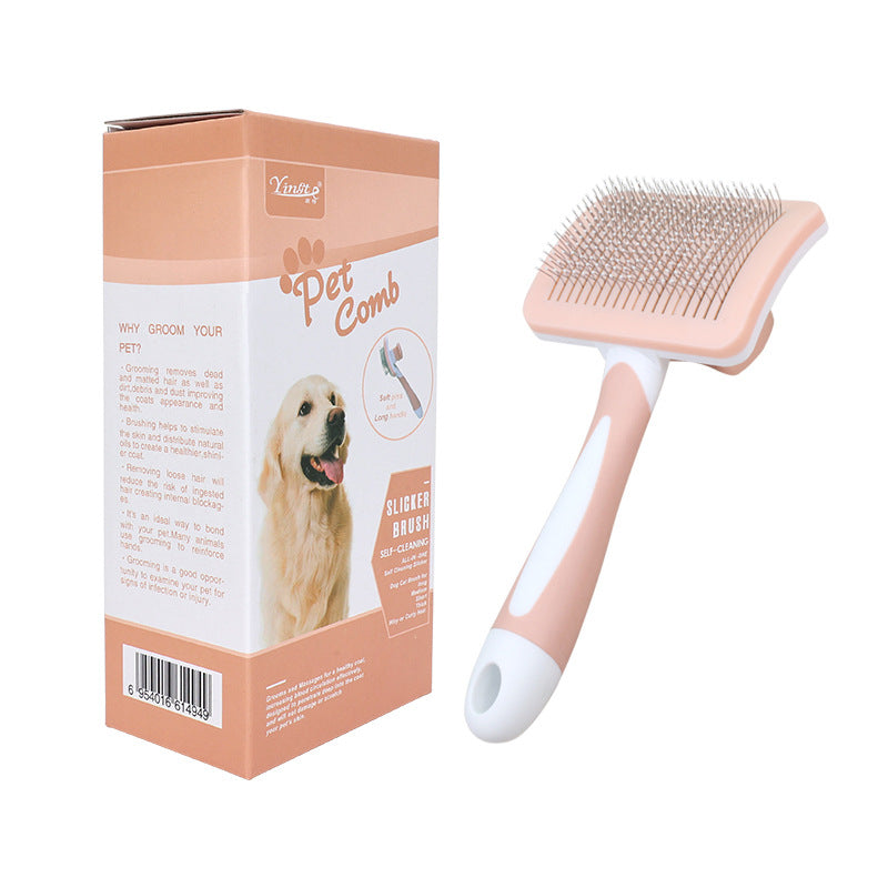 A pet comb needle hair combing tool