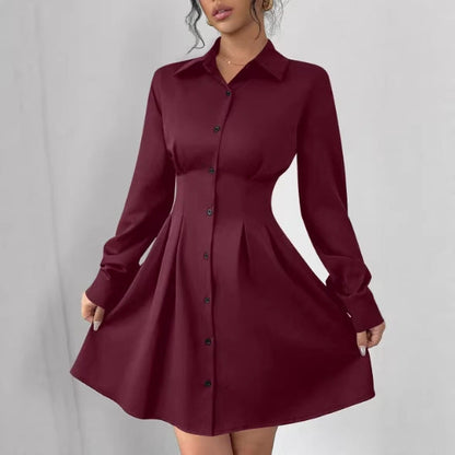 A lapel dress