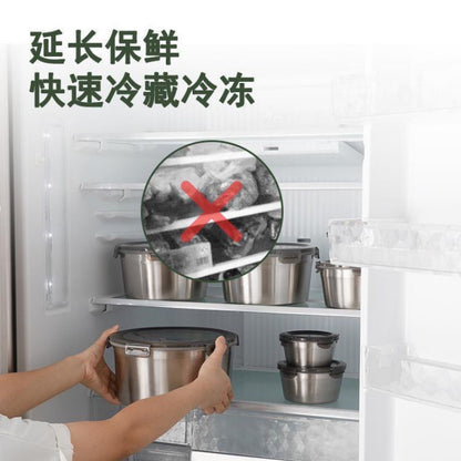 A 316 stainless steel airtight food storage container