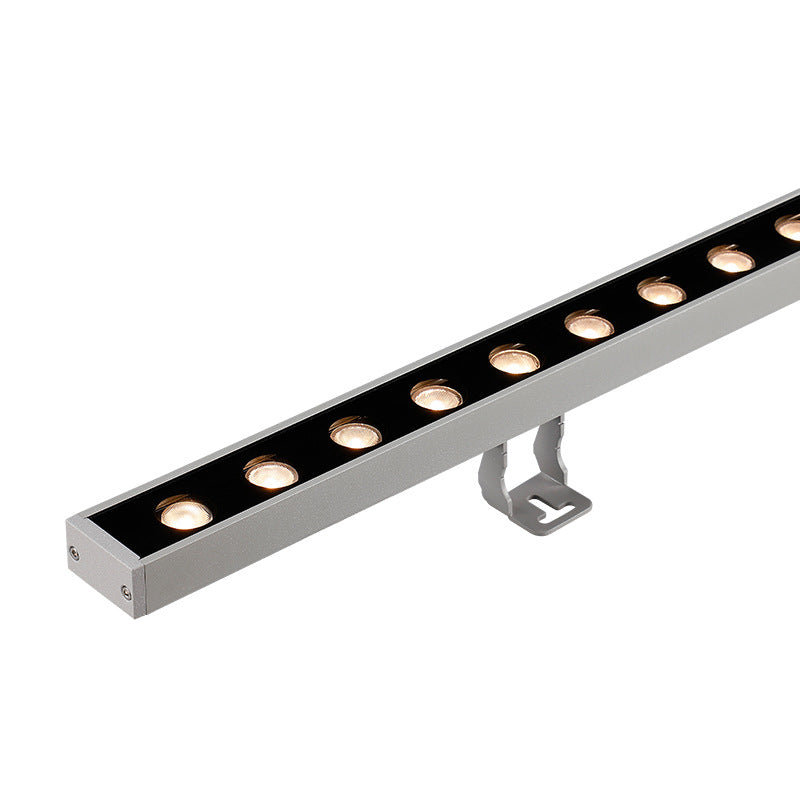 A led outdoor wall washer lighting project colorful wedding spotlights building exterior wall 24V contour light line light
