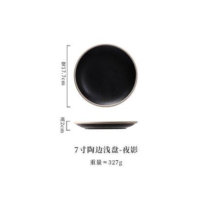 A Western food plate ceramic tableware