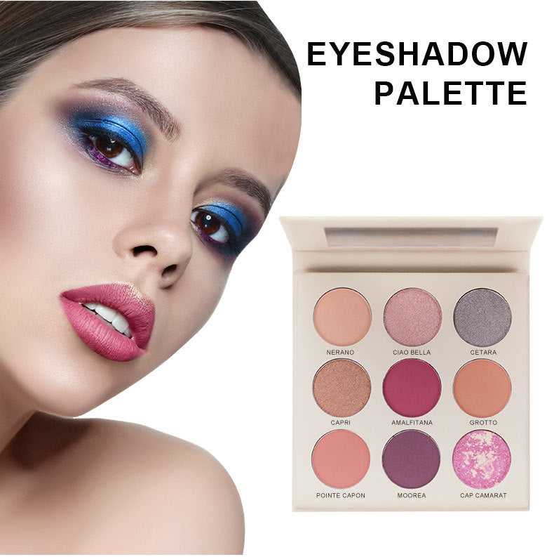 A Matte Pearl Eyeshadow Comprehensive Disc Eyeshadow —— Customizable logo MOQ 100 pieces