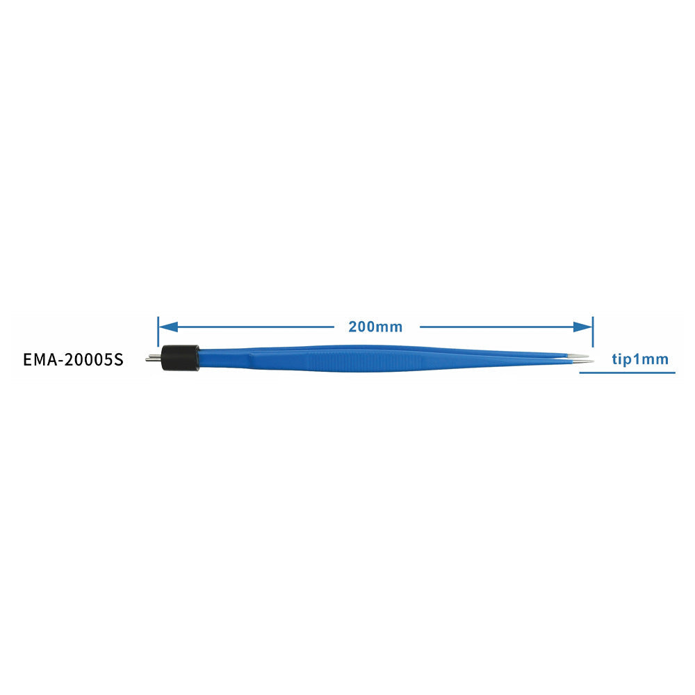A High frequency surgical electrode electrocoagulation tweezers bipolar coagulation tweezers surgical tweezers high frequency electroknife only for experimental use and foreign trade use