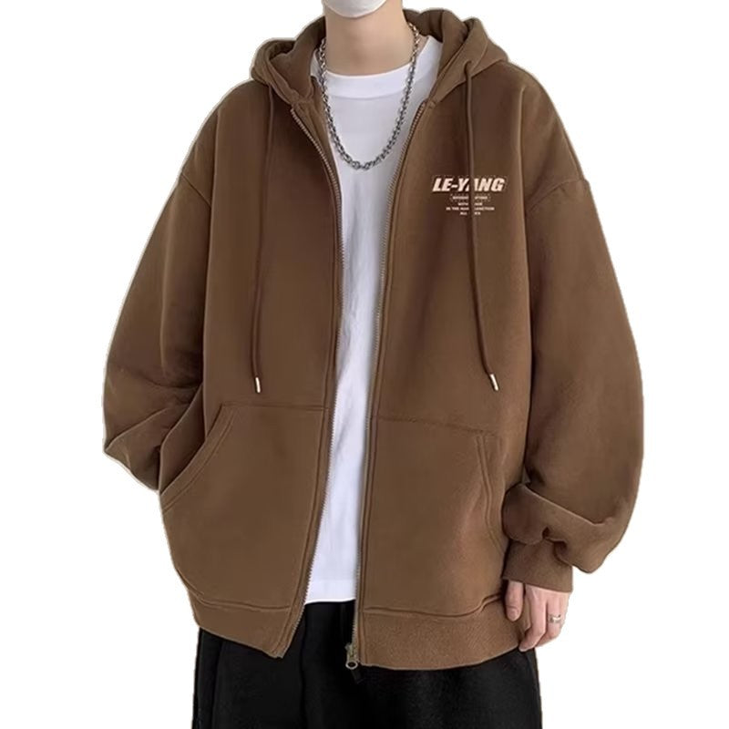 A hooded jacket