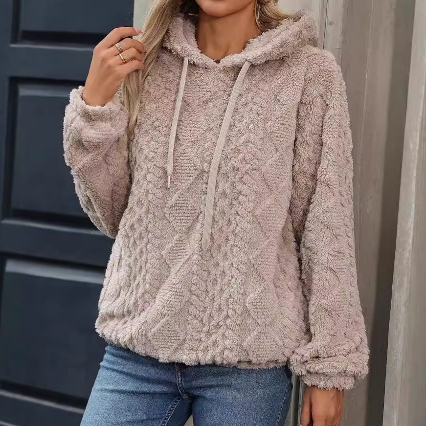 A hooded top