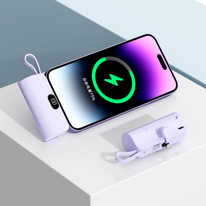 A Mini Capsule Power Bank Portable Power Bank