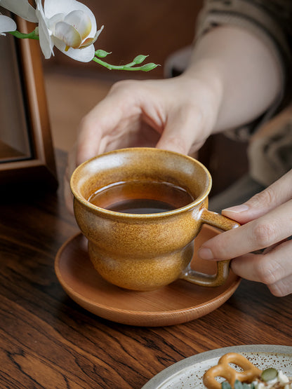 A ceramic cup