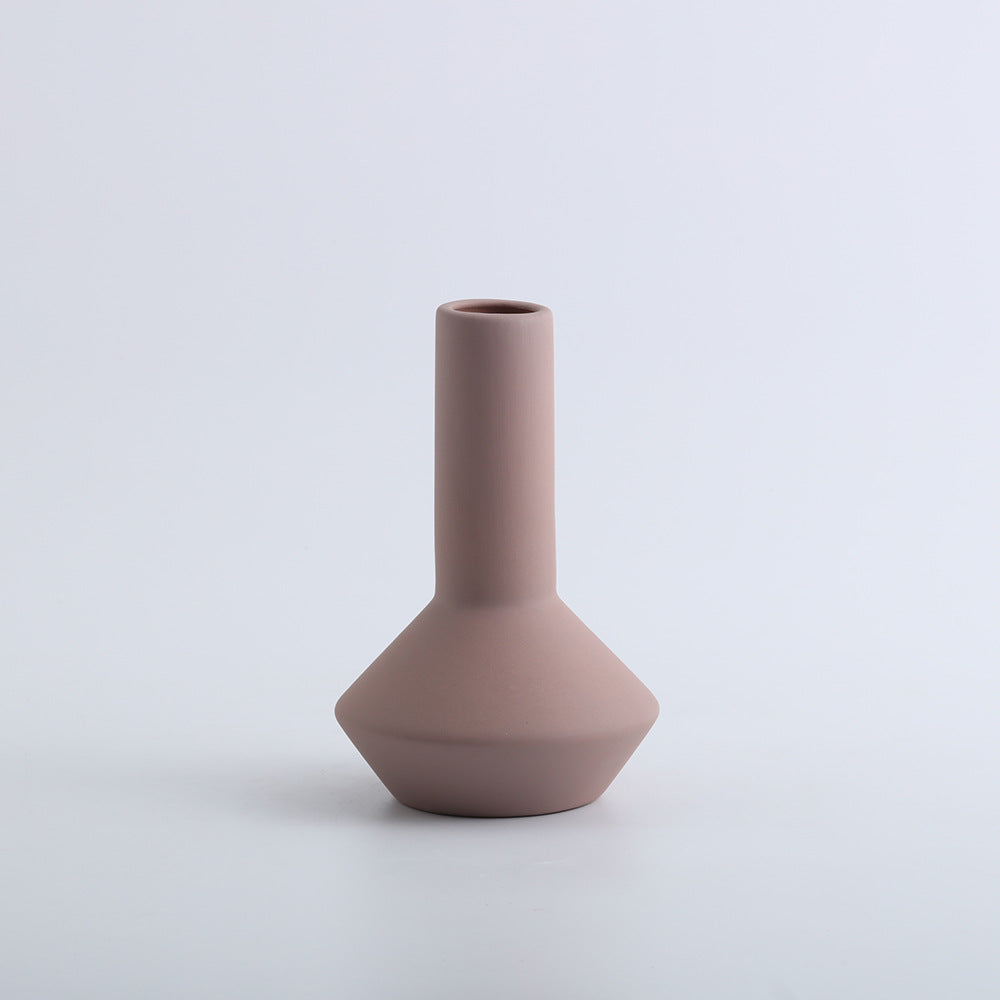 A ceramic vase decorative ornament