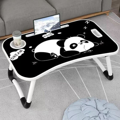 A: Removable bed table dormitory folding desk free computer desk office furniture