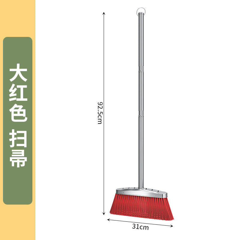 A stainless steel enlarged sweeping broom sanitary waste