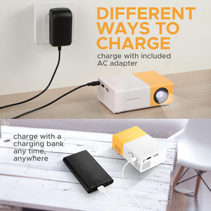 A mini portable projector