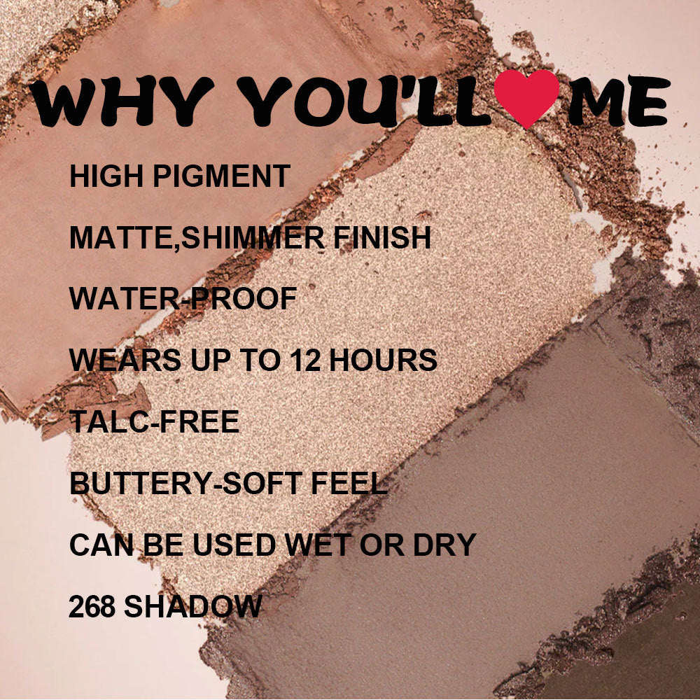 A two color eyeshadow —— Customizable logo MOQ 100 pieces