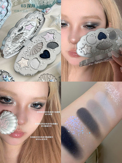 A new product,  Sweetheart Bear eyeshadow, Swan Cloud Shoulder, strawberry, all series of stores can be self-organized gift boxes.