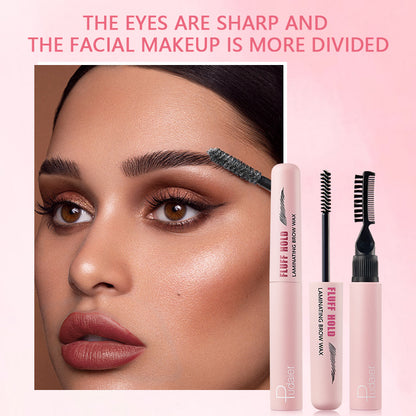 A eyebrow double head with eyebrow comb styling eyebrow glue