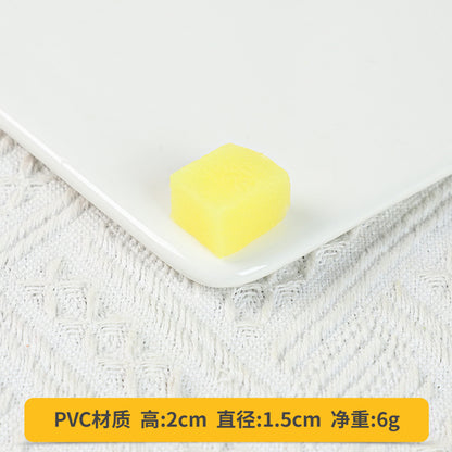 A Fake fruit slice Lemon slice Watermelon slice Fake cherry decoration photo Fruit props High imitation fruit slice model