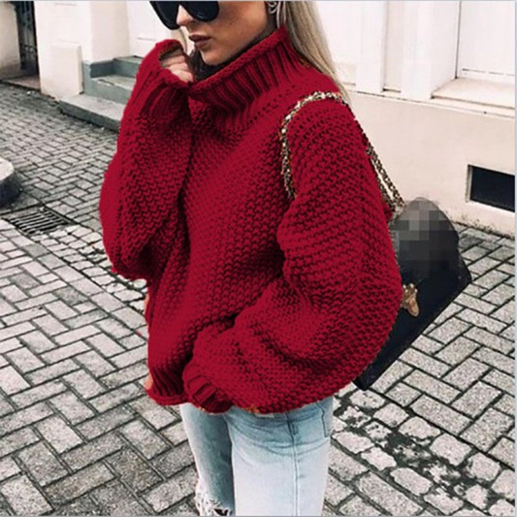 A sweater knitted sweater