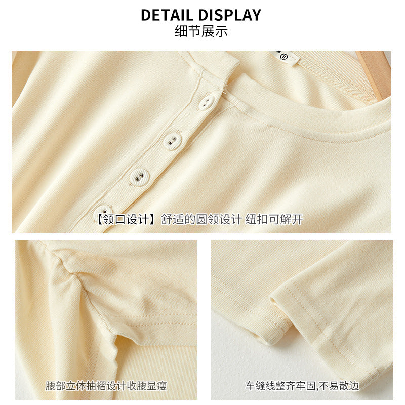 A long-sleeved top