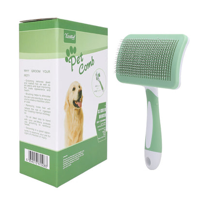 A pet comb needle hair combing tool