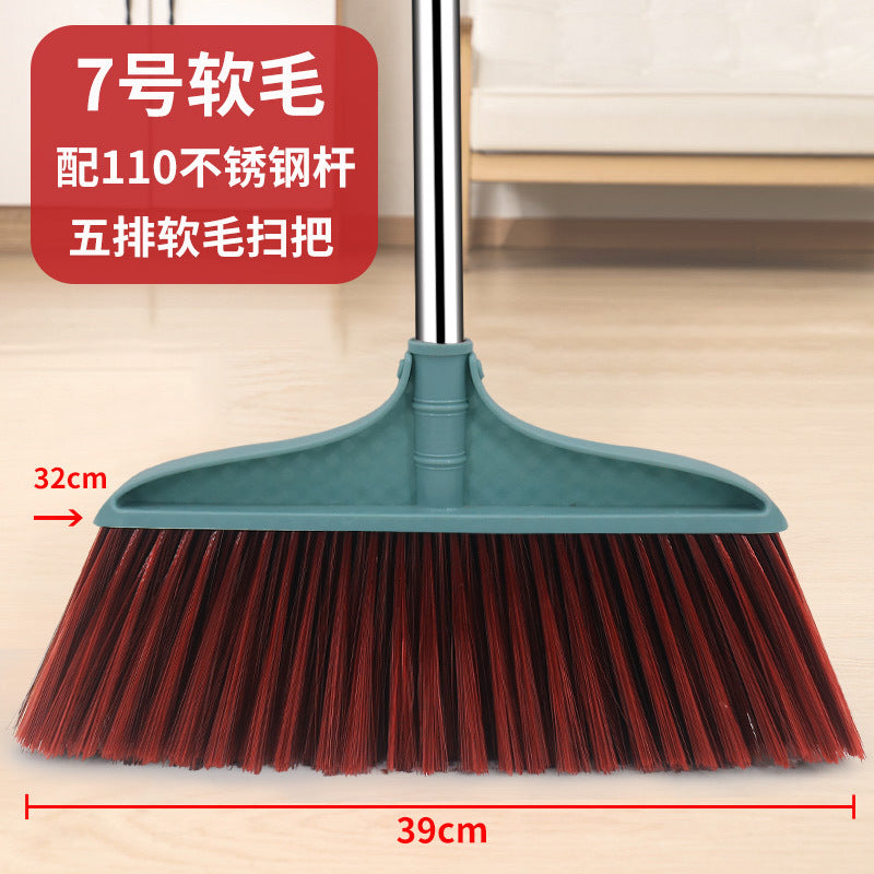 A stainless broom
