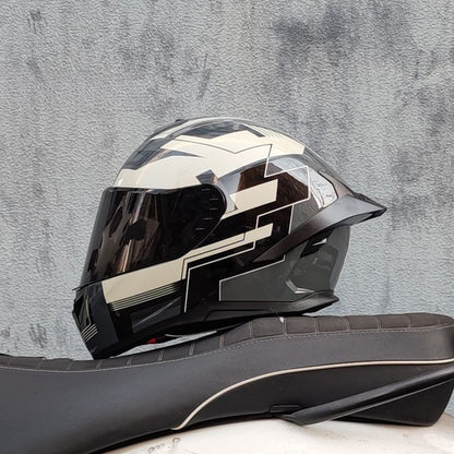 A locomotive helmet