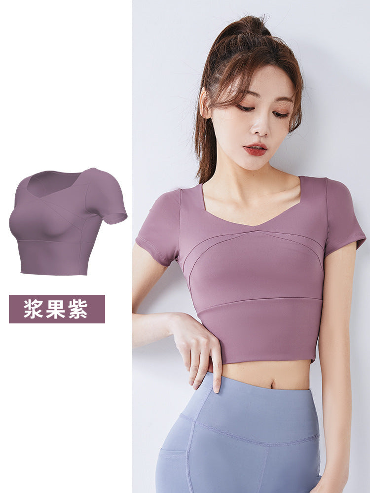 A No Embarrassment Line Yoga Pants Peach Hip Lift Leggings High Waist Belly Sports Naked Yoga Pants Women
