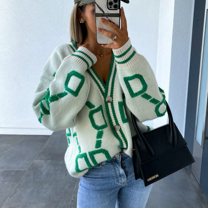 A sweater jacket