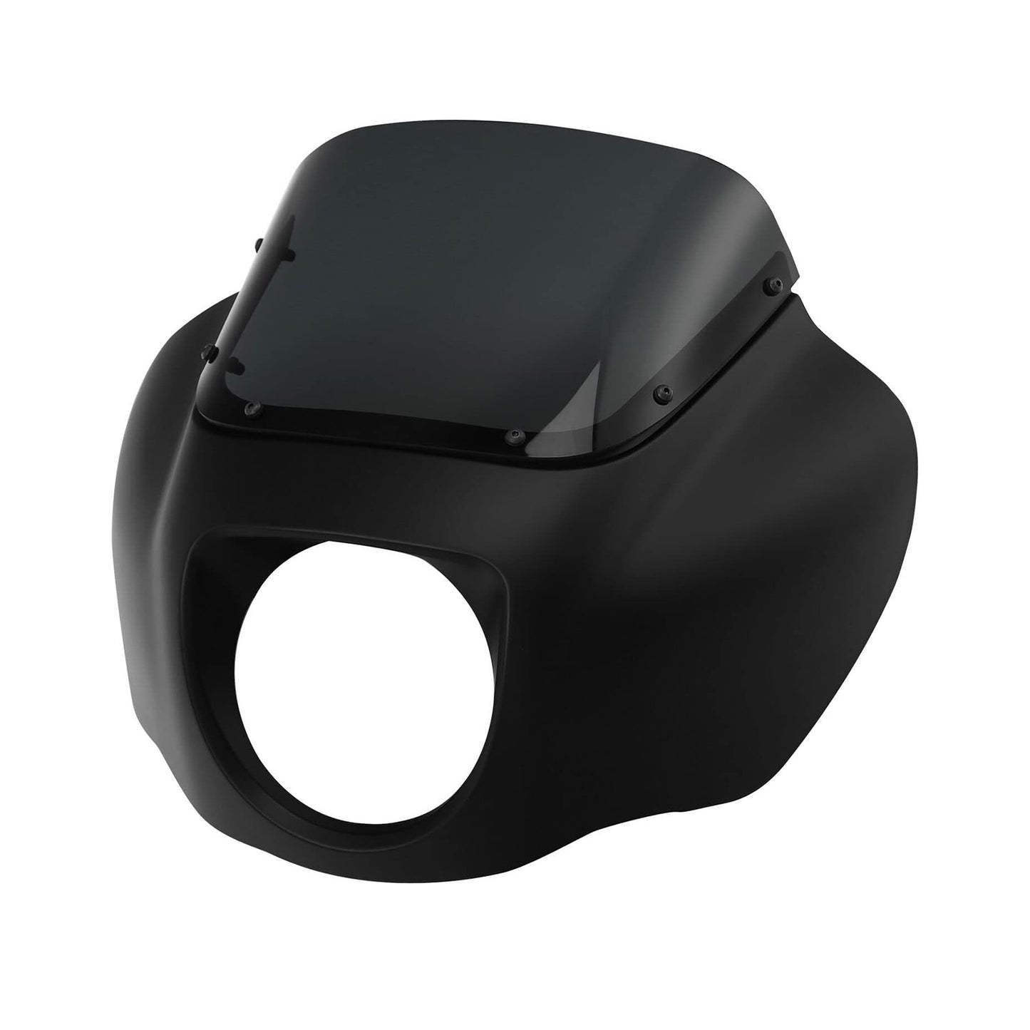 A Suitable for Harley Soft Tail Street Fighter Modified Hood Windshield Windshield Headlights Fairing 18-22 Years