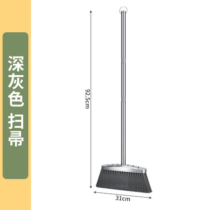 A stainless steel enlarged sweeping broom sanitary waste