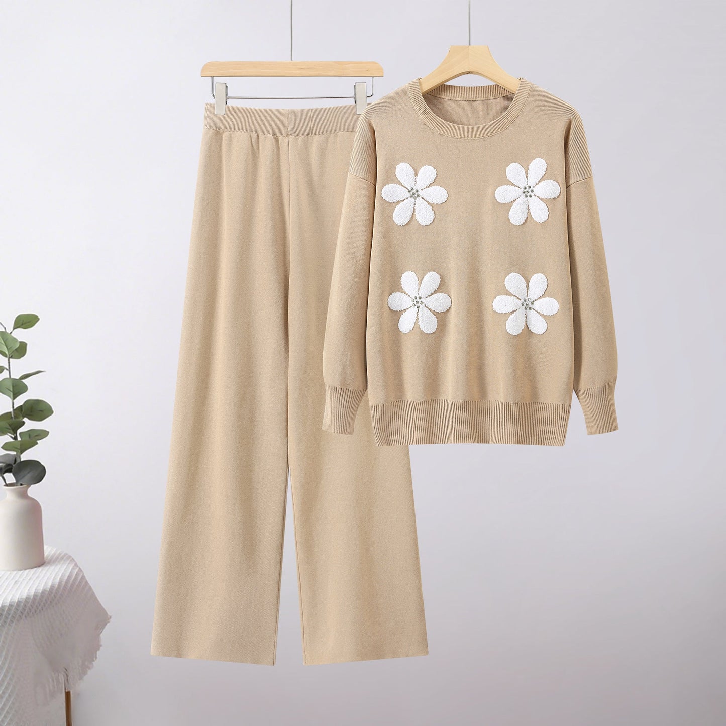 A two-piece knitted set