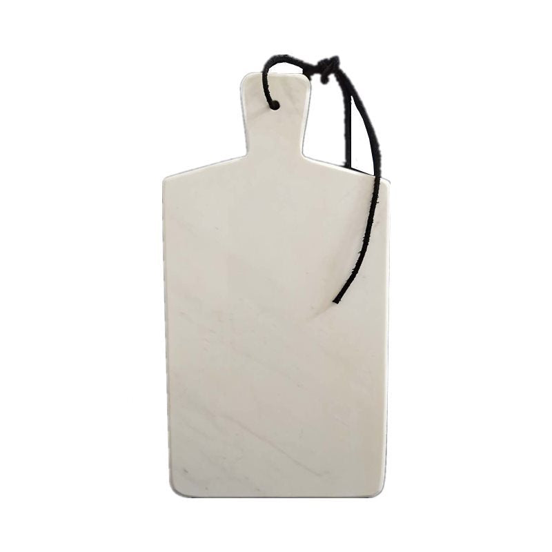 A Marble cutting board Chopping board Fruit plate Household cutting board Household panel Bread board Anti-mildew Dessert Pastry White