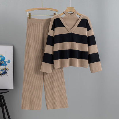 A knitted suit