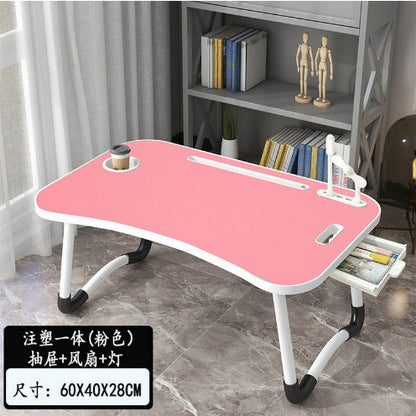 A: Removable bed table dormitory folding desk free computer desk office furniture