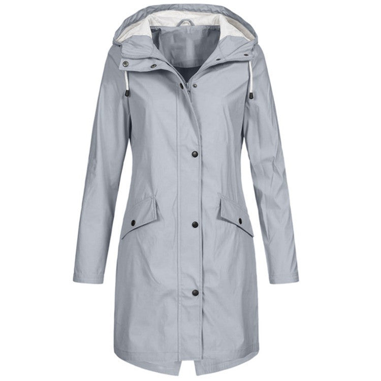A hooded jacket