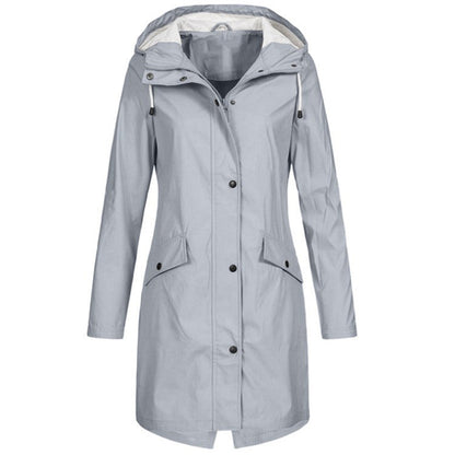 A hooded jacket