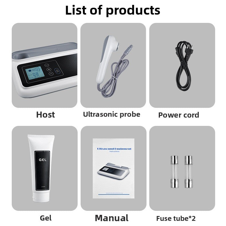 A Ultrasonic Energy Meter Beauty Introducer Household Whole Body Physiotherapy