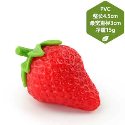 A Fake fruit slice Lemon slice Watermelon slice Fake cherry decoration photo Fruit props High imitation fruit slice model