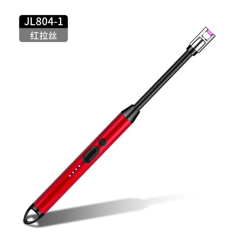 A JL804 factory direct sales rechargeable cigarette lighter aromatherapy gas natural gas stove USB arc kitchen ignition gun