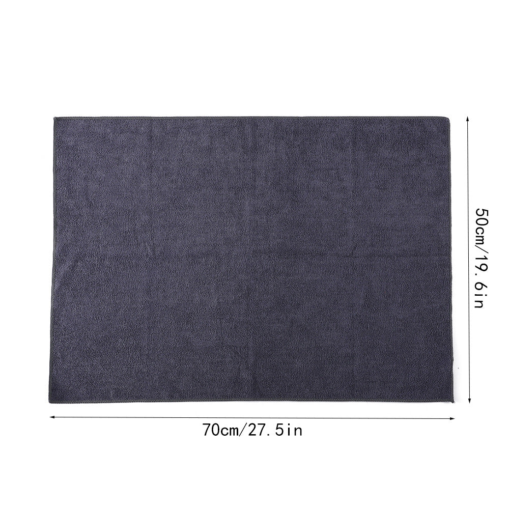 A enlarged and thickened car towel without leaving marks, water-absorbing polyester brocade microfiber towel, household cleaning floor towel