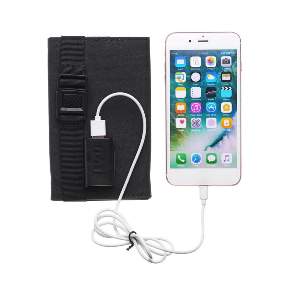 A Solar Panel 20W Portable Solar Panel Outdoor Power Supply Solar Mobile Power Supply