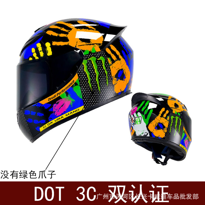 A locomotive helmet