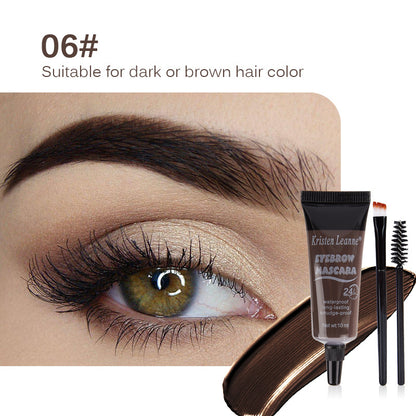A eyebrow glue waterproof eyebrow dye cream