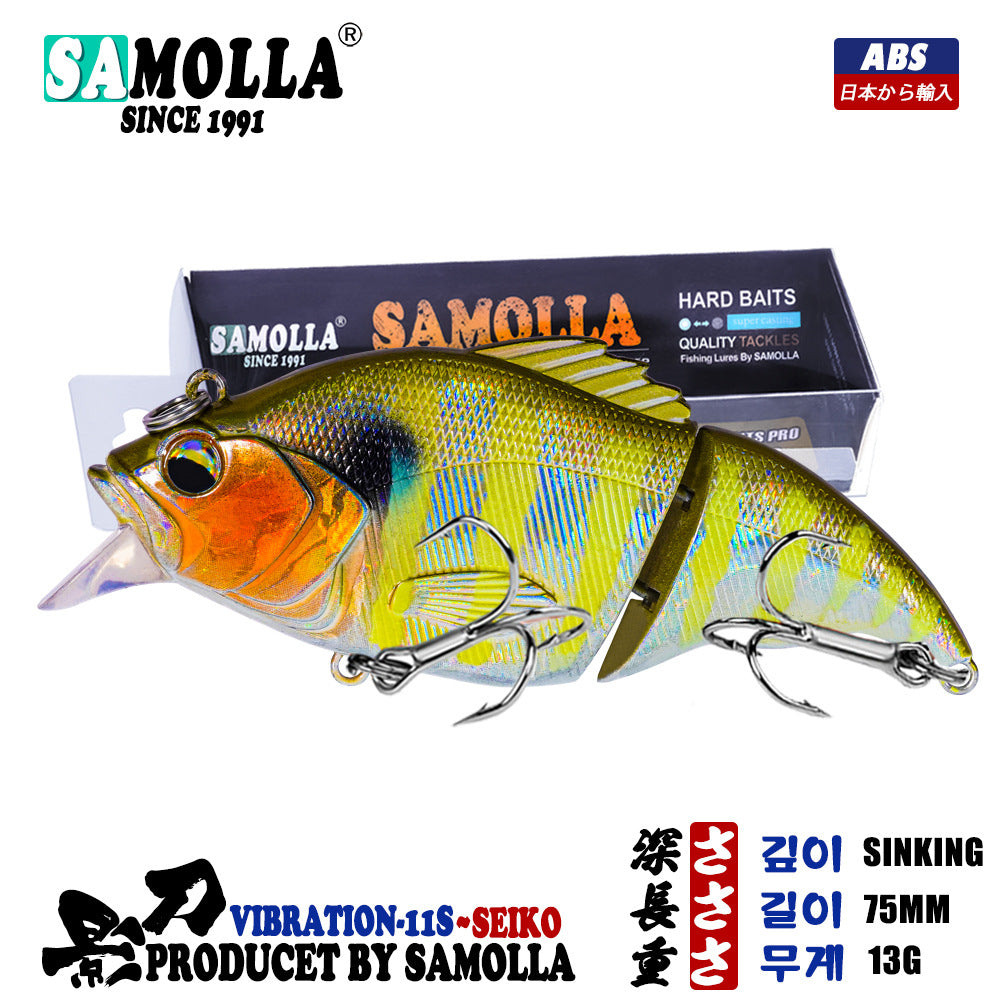 A Realistic Multi-section Swimbait  Slow Sinking