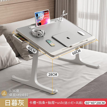 A folding table, bedroom, bay window, desk, household foldable table, dormitory bed table, lazy bed, balcony small storage